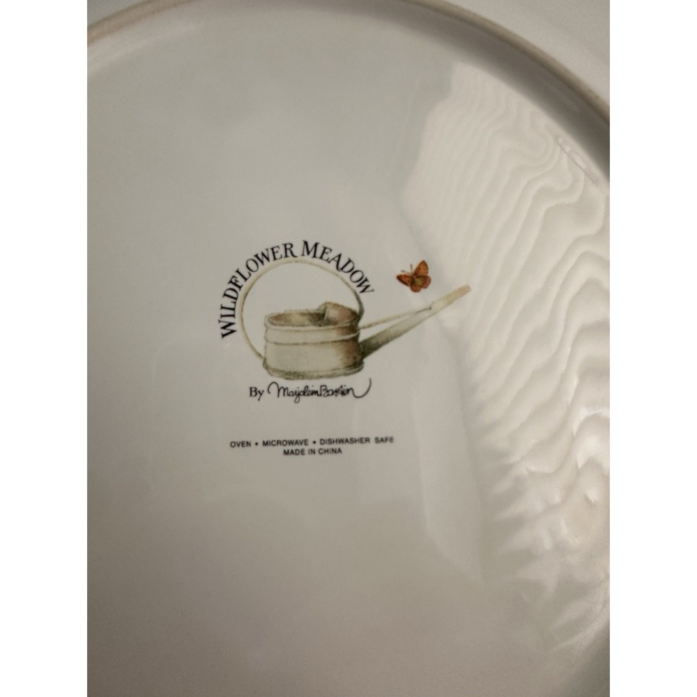 "Wildflower Meadow" dinner plate from the Marjolein Bastin collection. - Picture 5 of 5